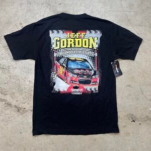 NWT NASCAR Jeff Gordon 24 - Consecutive Starts Record - Y2K-style Graphic tshirt